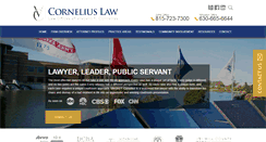 Desktop Screenshot of corneliuslaw.com
